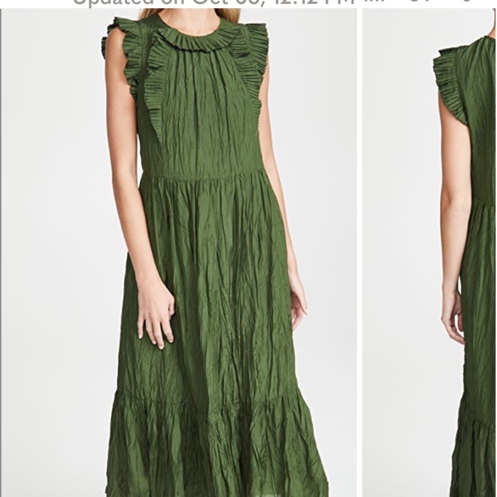 Sea New York Green Maxi Dress